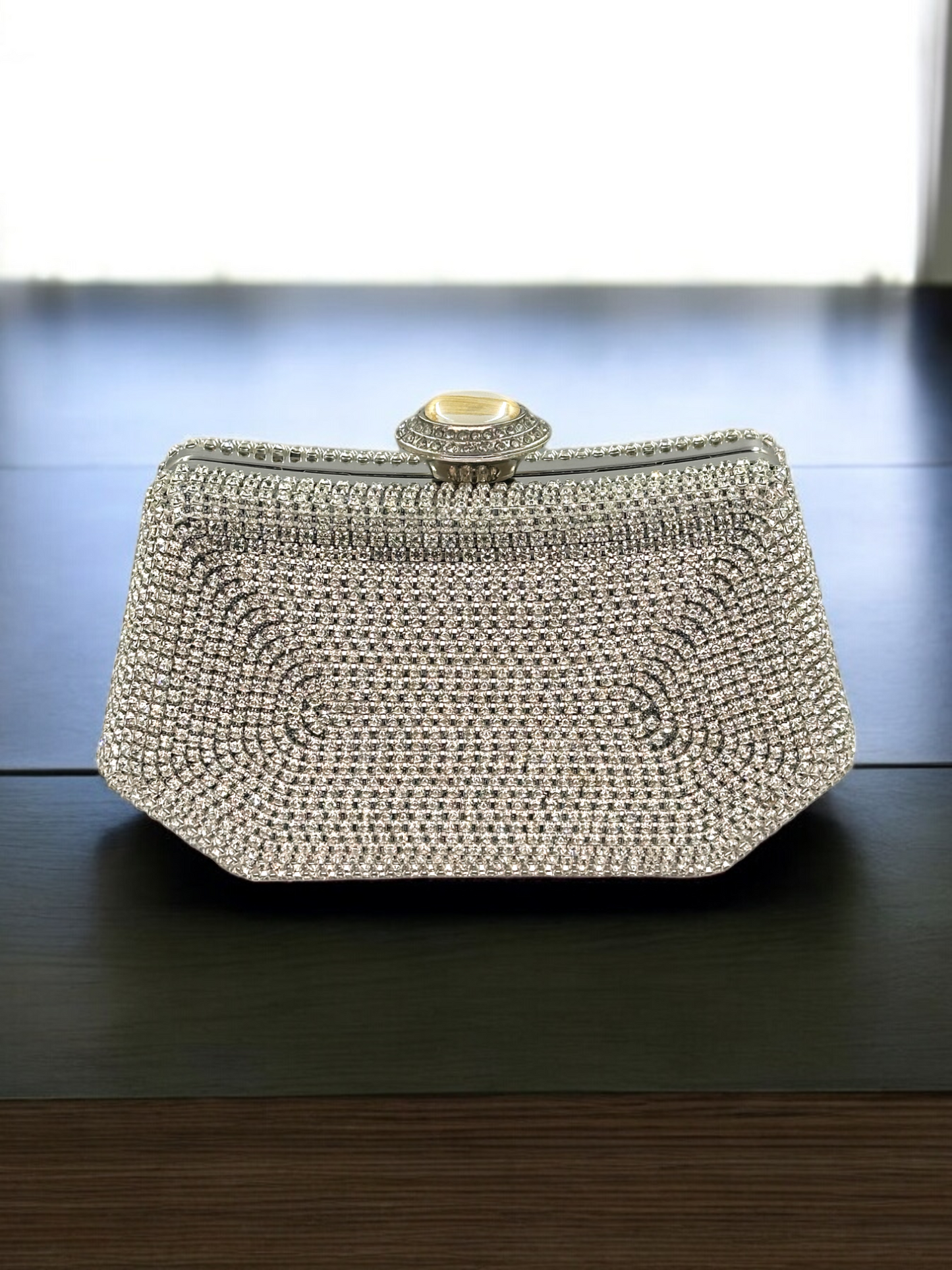 Swarovski Taşlı İncili Abiye Çanta | Düğün ve Gece Çantası