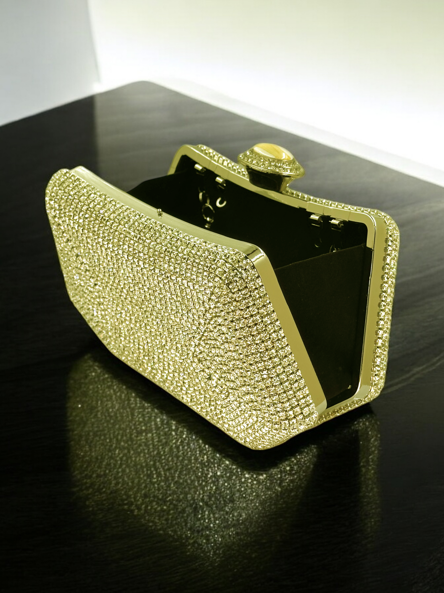 Swarovski Taşlı İncili Abiye Çanta | Düğün ve Gece Çantası