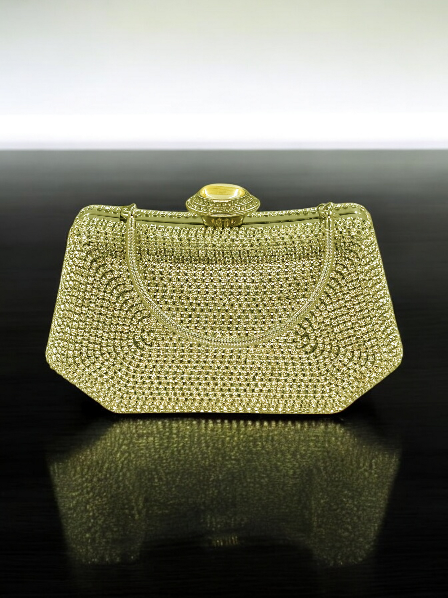 Swarovski Taşlı İncili Abiye Çanta | Düğün ve Gece Çantası