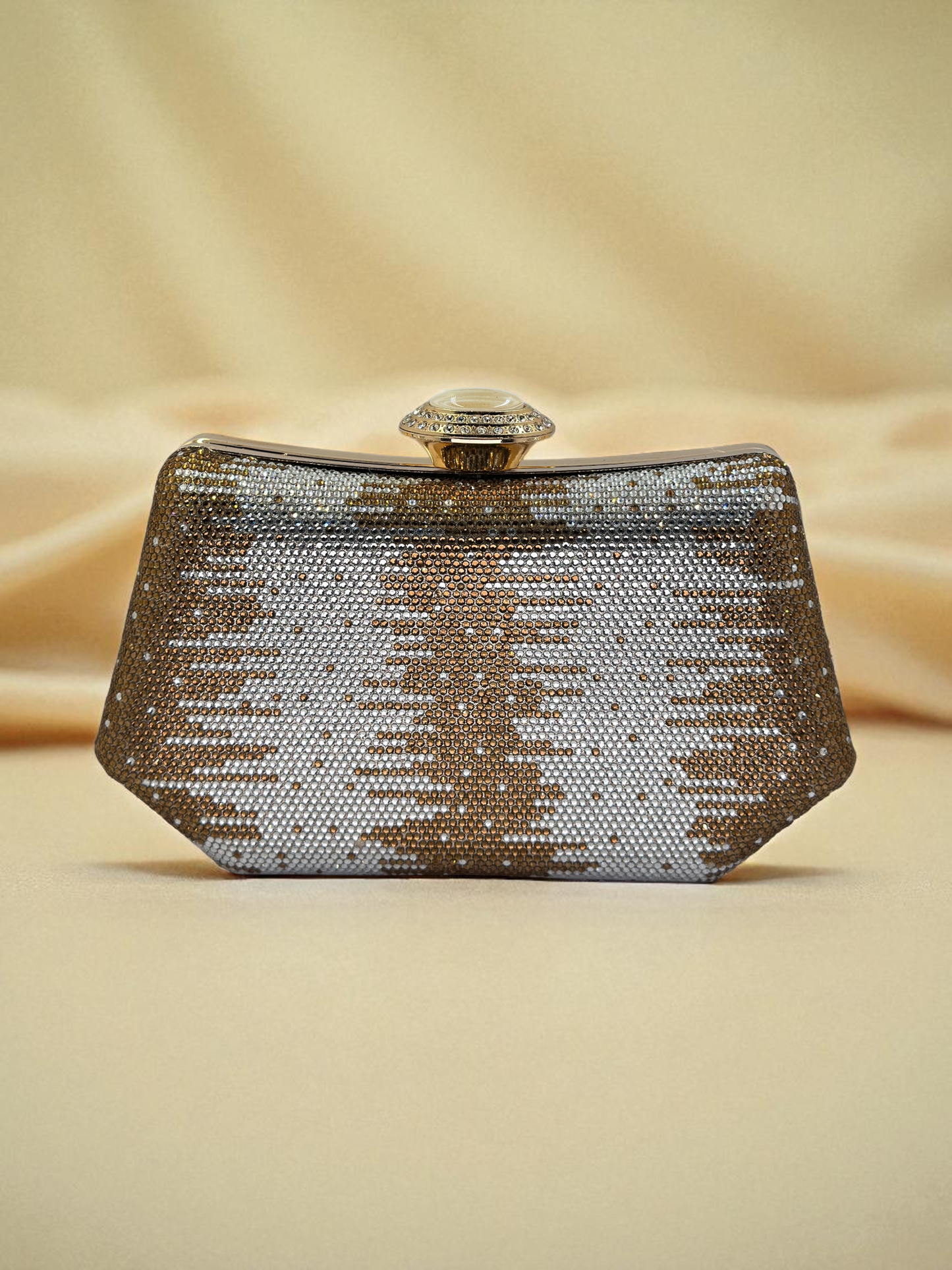 İnci ve Kristal Taşlı Lüks Abiye Çanta | Düğün Gece Clutch