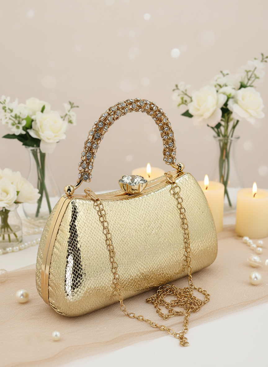 Kristal Desenli Taş Saplı Abiye Çanta, Gümüş Renk, Saten Clutch. Lüks düğün çantası ve gece çantası modelleri.